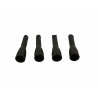 Shock Shaft Dust Covers(Black) (4 pcs) J-47D