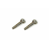 3x18mm (anti-clockwise), Silver (2 pcs)  460