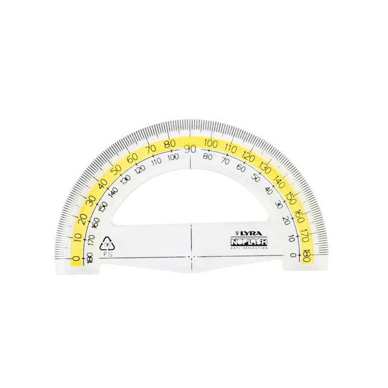 GONIOMETRO 180GRADI 12CM LYRA NOFLASH