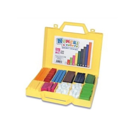 REGOLI NUMERI IN COLORE VALIGETTA 200PZ ART1131