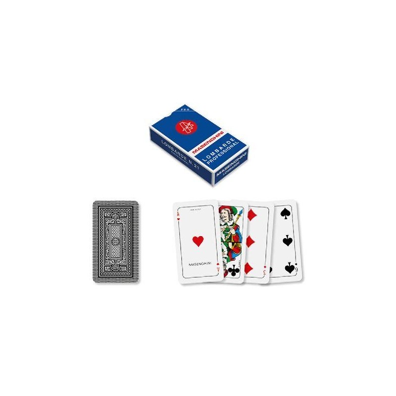 CARTE DA GIOCO SCOPA MASENGHINI LOMBARDE N.21