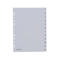SEPARATORE PLASTICA A4 NUMERATO 1-31