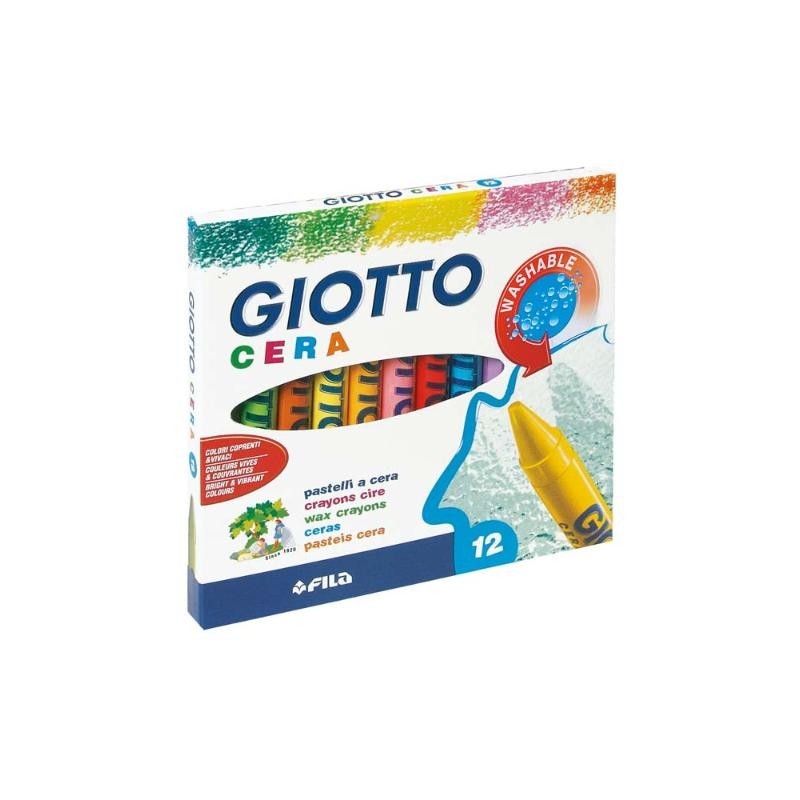 PASTELLO A CERA GIOTTO 12 COLORI 2812